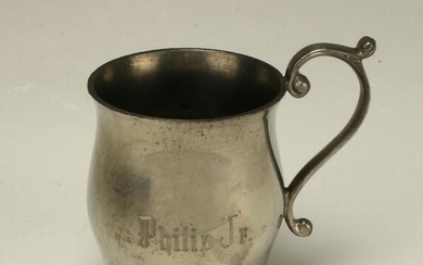 VINTAGE CHILD'S PEWTER CUP