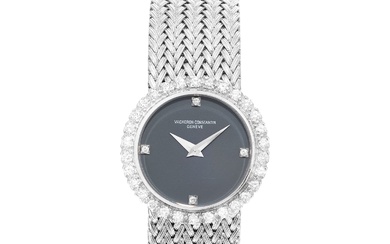 Vacheron Constantin, White Gold and Diamond Bracelet Watch