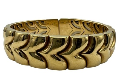 Vintage Bulgari Gold Bangle Bracelet