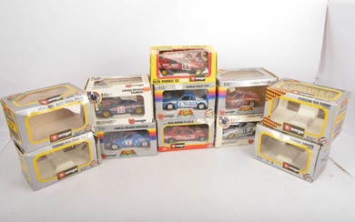 Vintage Burago 1:24/25 Scale Mainly Competition Models (20 cars)