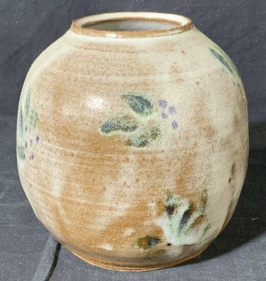 Vintage Handmade Ceramic Vase Vessel