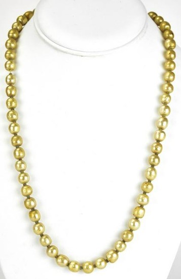 Vintage Miriam Haskell Necklace Faux Baroque Pearl