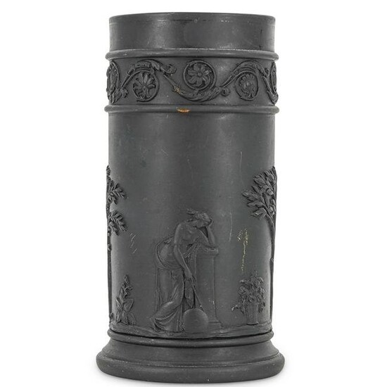 Wedgwood Jasperware Porcelain Cylinder Vase