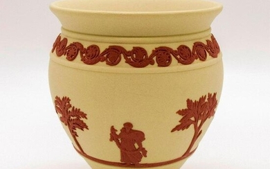 Wedgwood Primrose Jasperware Collector's Society Vase