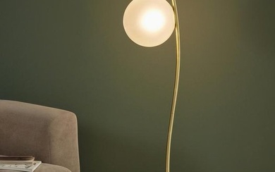 Westwing - Floor lamp (1) - Cora - Glass, Metal, Terrazzo