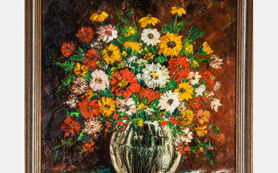 William O. Kuhn, (19th Century) - Fall Flowers