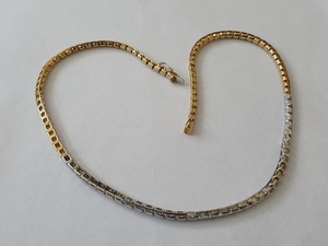x - 18 kt. Gold - Necklace Diamond