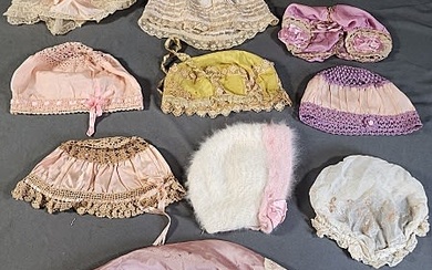 10 Antique Bonnets - Boudoir and more