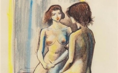 * Aaron Bohrod, (Wisconsin, 1907-1992), Nude in the