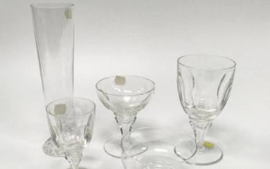 Group of Crystal and Glass Tableware