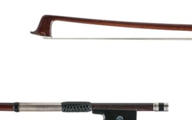 Silver-mounted Violin Bow, Claude Thomassin, c. 1890