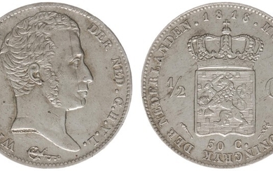½ Gulden 1818 U (Sch. 279/R) - VF, rare (mintage...