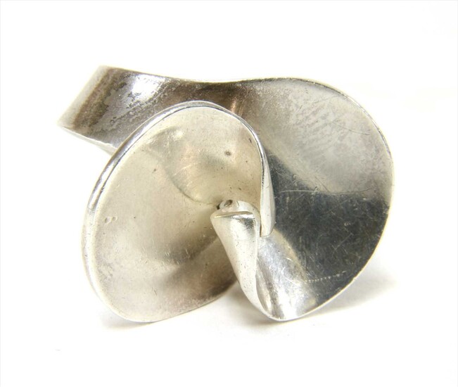 A sterling silver Georg Jensen ring