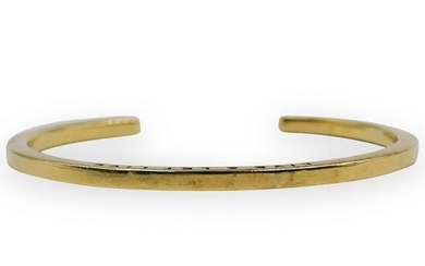 14kt Gold "Live Or Let Live" Cuff