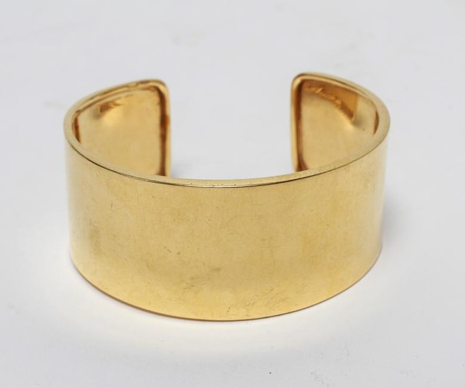 18K Yellow Gold Cuff Bracelet