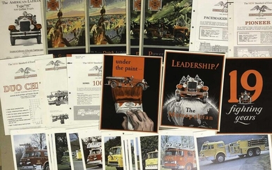 1930’s-1960’s fire engine brochures
