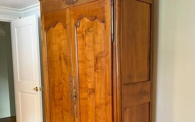 19TH C. FRENCH ARMOIRE / WARDROBE CABINET