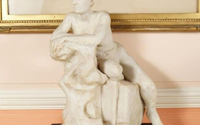 19TH-CENTURY FRENCH MARBLE SCULPTURE