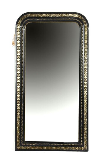 (-), 19th century mirror in a classic frame,...