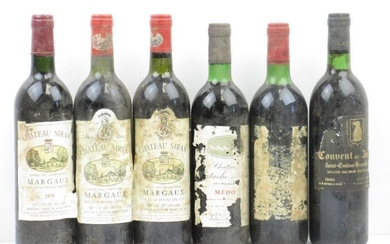 2 bottles of Chateau Siran 1980 Margaux (both vts...