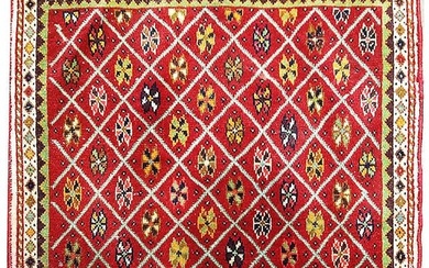 2 x 2 Persian Tribal Small Hand-knotted Rug