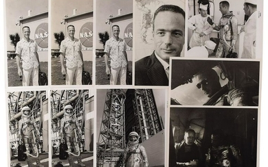 Scott Carpenter Lot of (10) Vintage Original NASA