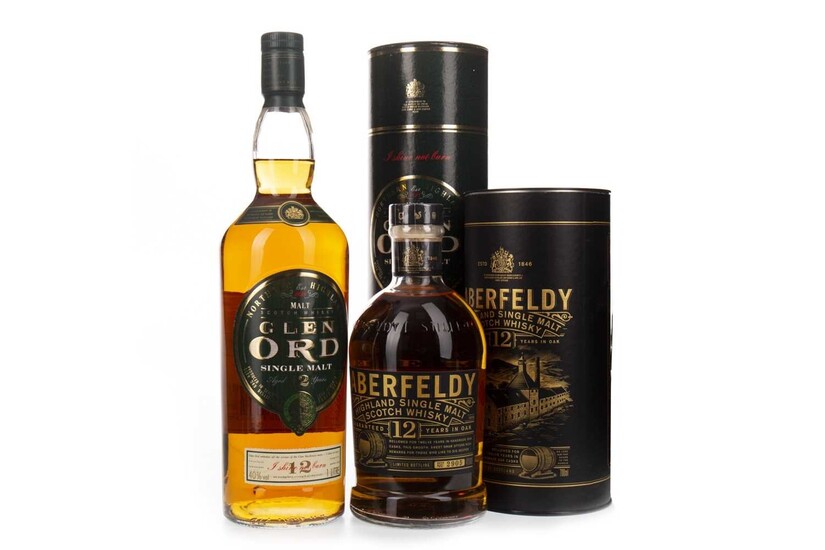 GLEN ORD 12 YEARS OLD AND ABERFELDY 12 YEARS OLD