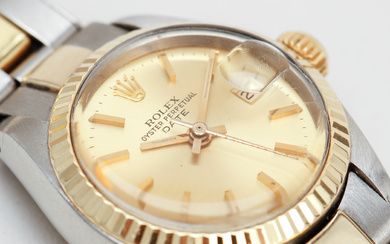 2806535. WRIST WATCH, Rolex, Oyster Perpetual, Date, gold/steel, automatic, circa 1978.
