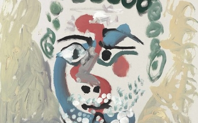Pablo Picasso (1881-1973), Buste d'homme