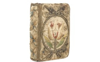 English Embroidered Binding.- The Psalmes of David in...