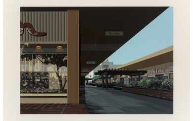 41044: Richard Estes (b. 1932) Lakewood Mall, from Urba