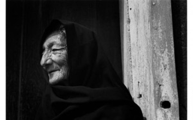 ADAMS, ANSEL (1902-1984) Spanish American Woman, Near Chimayo, New Mexico