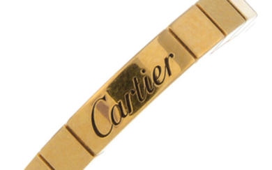 CARTIER - an 18ct gold 'Ice Cube' ring.