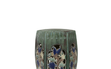 A CHINESE GREEN GLAZED POTTERY...