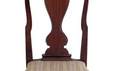 EDWARDIAN WILLIAM AND MARY STYLE MAHOGANY CHAIR