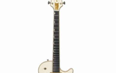 THE FRED GRETSCH MANUFACTURING COMPANY, BROOKLYN, CIRCA 1958, A SOLID-BODY ELECTRIC GUITAR, WHITE PENGUIN, 6134