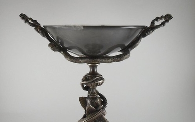 Imperial Russian 84 Silver And Chalcedony Tazza By Pavel Fedorovich Sazikov