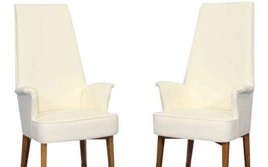 Pair Large Italian Chairs