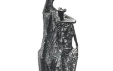 Mid- Century Modern Brutalist Figural Sculpture