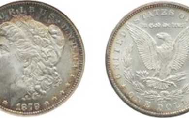 Silver Dollar, 1879-CC (Perfect Mintmark), NGC MS 65 CAC