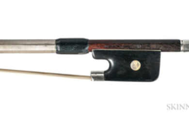 Silver-mounted Violoncello Bow