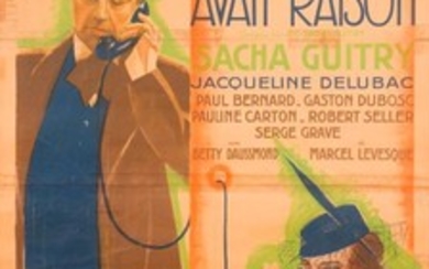 [Sacha GUITRY] 2 affiches anonymes pour le film Mo…