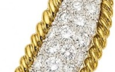 55044: Diamond, Platinum, Gold Brooch, Van Cleef & Arpe