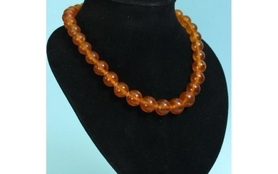 57 g. Vintage 100% natural Baltic amber necklace