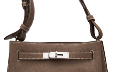 Hermès 26cm Etoupe Togo Leather So Kelly Bag with...