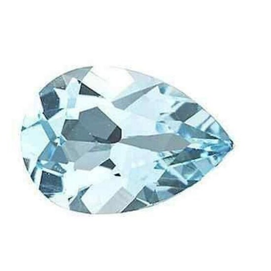 5.95cts Natural Sky Blue Topaz Pear Shape Gemstone