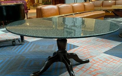 5ft round granite dinette table