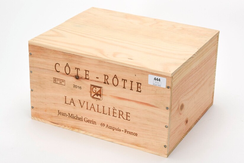 6 B CÔTE-RÔTIE LA VIALLIÈRE (Caisse Bois...