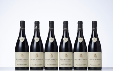 6 Bouteilles GEVREY-CHAMBERTIN LES CAZETIERS (1° Cru) Année : 2017 Appellation : Domaine Philippe Naddef...