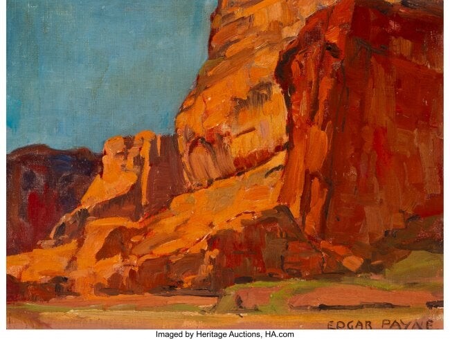 67044: Edgar Alwin Payne (American, 1883-1947) Canyon d